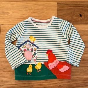 Baby Boden Chicken Shirt